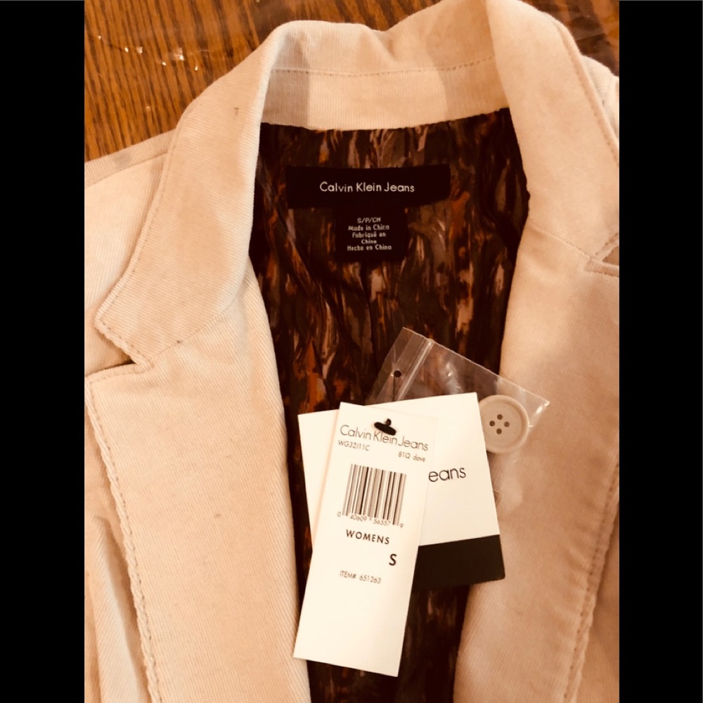 Calvin Klein  corduroy blazer